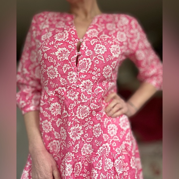 J.McLaughlin Floral Pink Maxi Dress - Picture 4 of 10